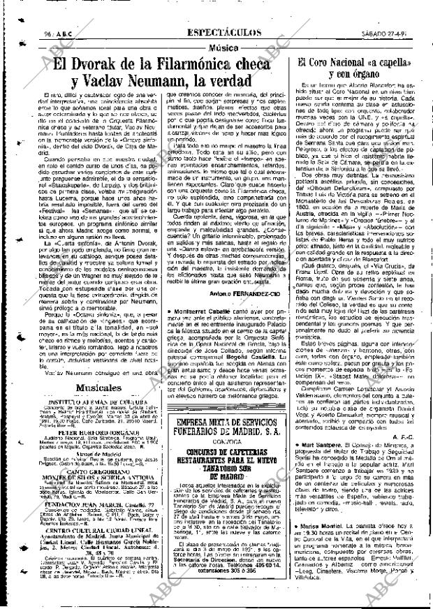 ABC MADRID 27-04-1991 página 96