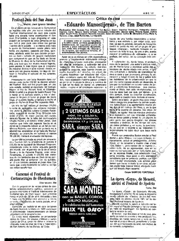 ABC MADRID 27-04-1991 página 97