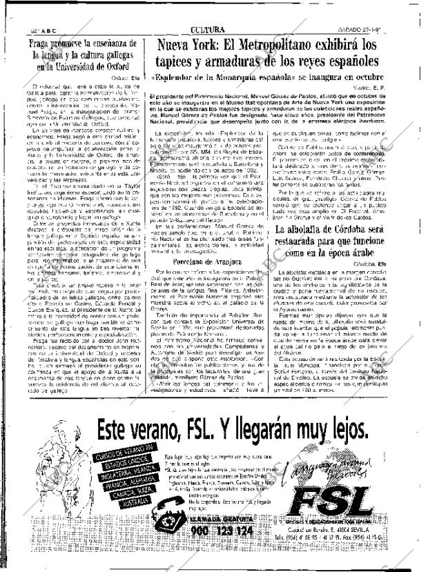 ABC SEVILLA 27-04-1991 página 52
