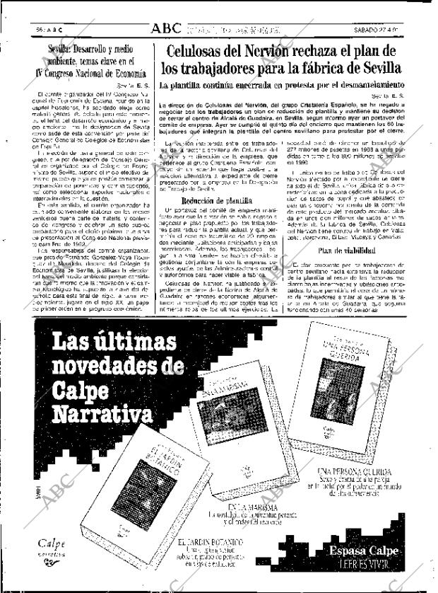 ABC SEVILLA 27-04-1991 página 56