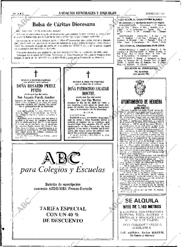 ABC SEVILLA 27-04-1991 página 84