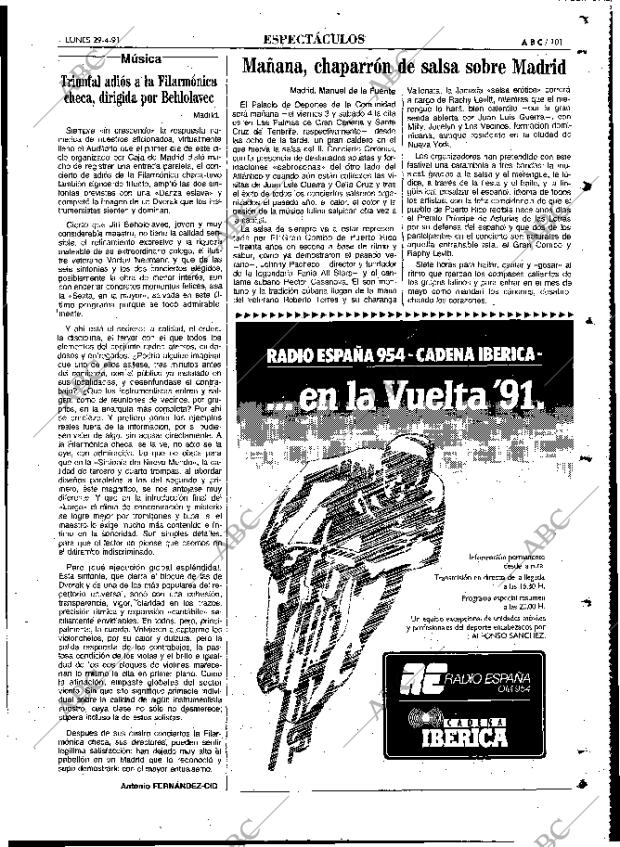 ABC MADRID 29-04-1991 página 101