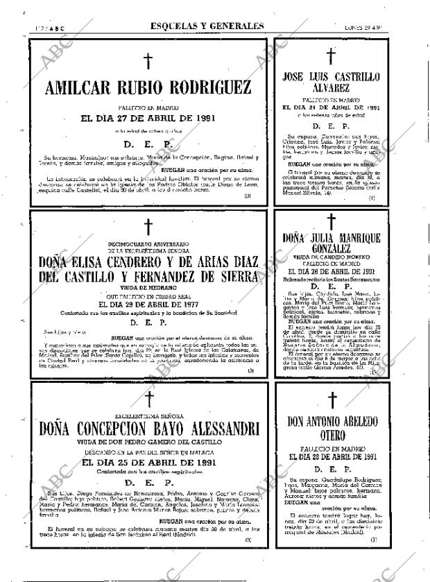 ABC MADRID 29-04-1991 página 112