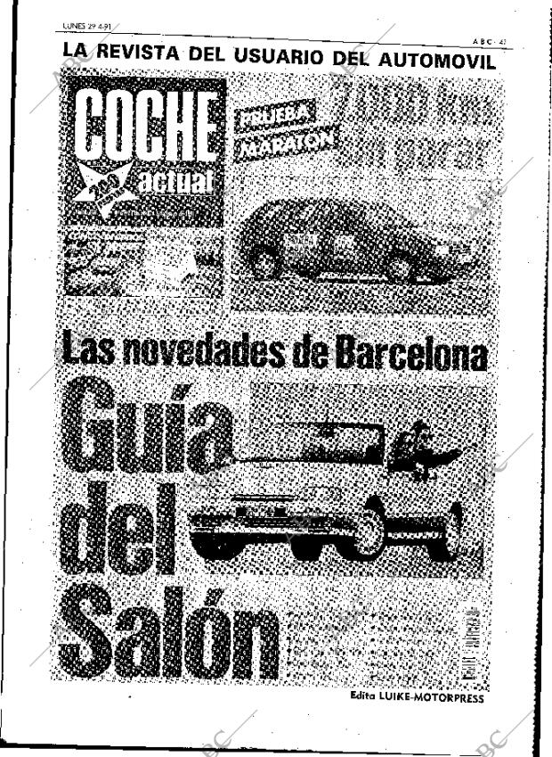 ABC MADRID 29-04-1991 página 41