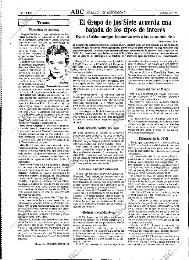 ABC MADRID 29-04-1991 página 56
