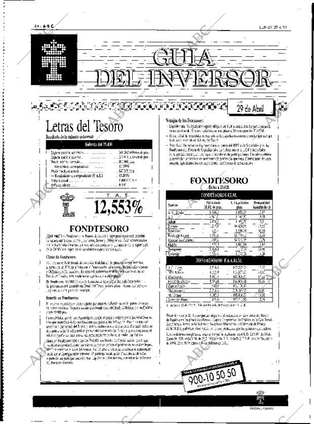 ABC MADRID 29-04-1991 página 64