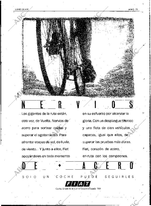 ABC MADRID 29-04-1991 página 75