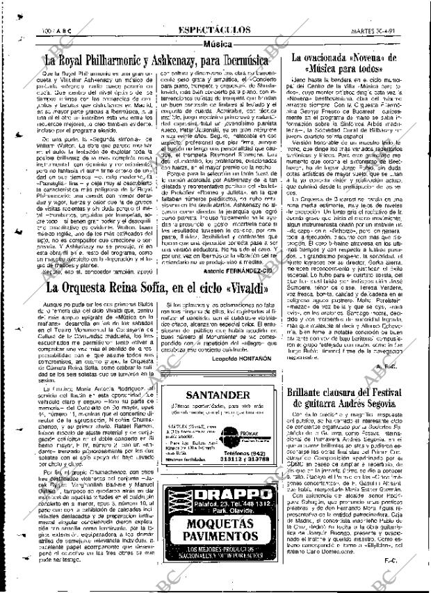 ABC MADRID 30-04-1991 página 100