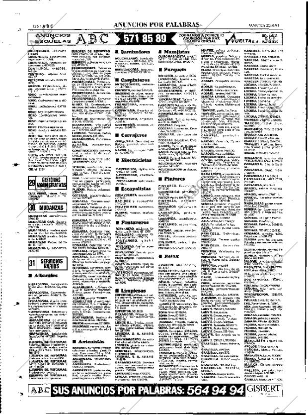 ABC MADRID 30-04-1991 página 126