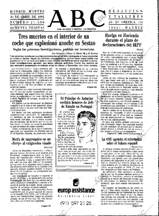 ABC MADRID 30-04-1991 página 19