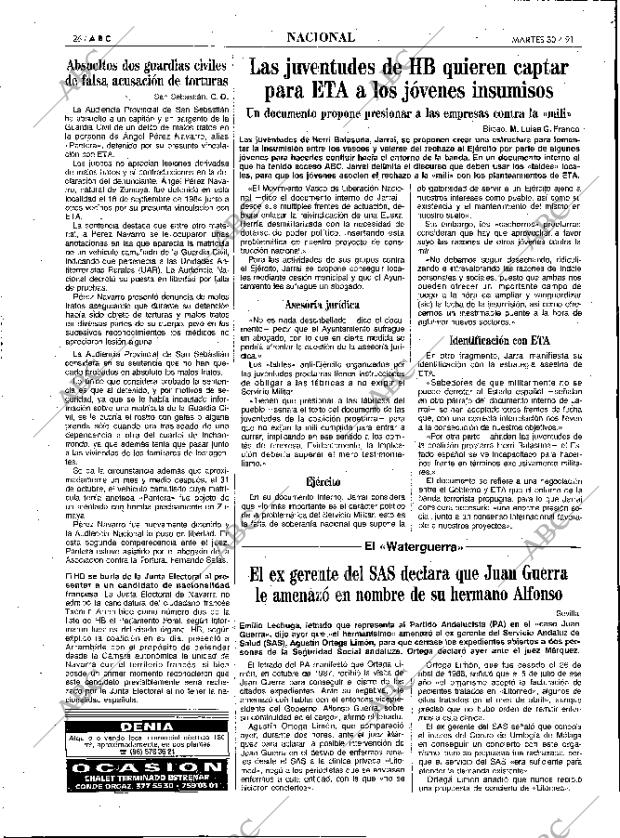 ABC MADRID 30-04-1991 página 26