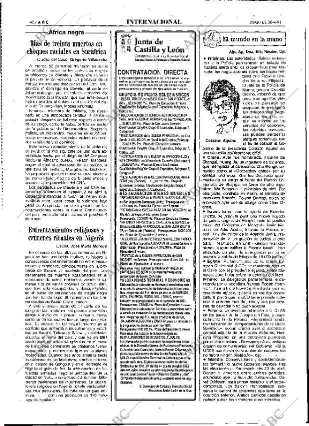 ABC MADRID 30-04-1991 página 40