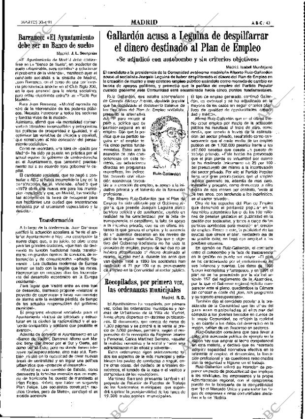 ABC MADRID 30-04-1991 página 43