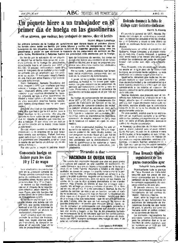 ABC MADRID 30-04-1991 página 81