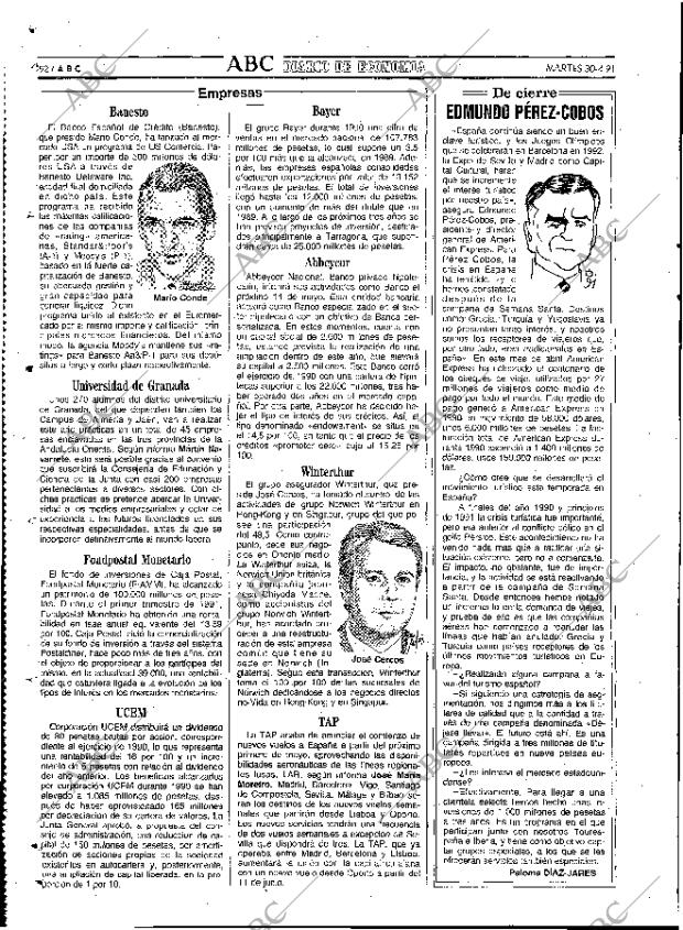 ABC MADRID 30-04-1991 página 92