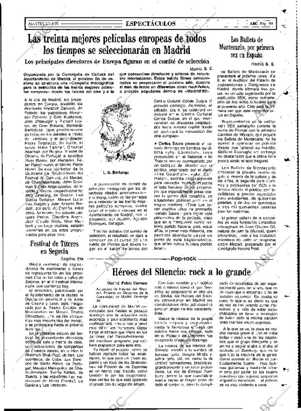 ABC MADRID 30-04-1991 página 99