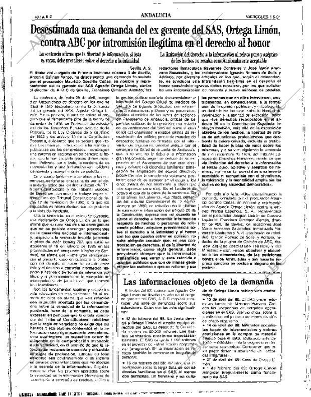 ABC SEVILLA 01-05-1991 página 40