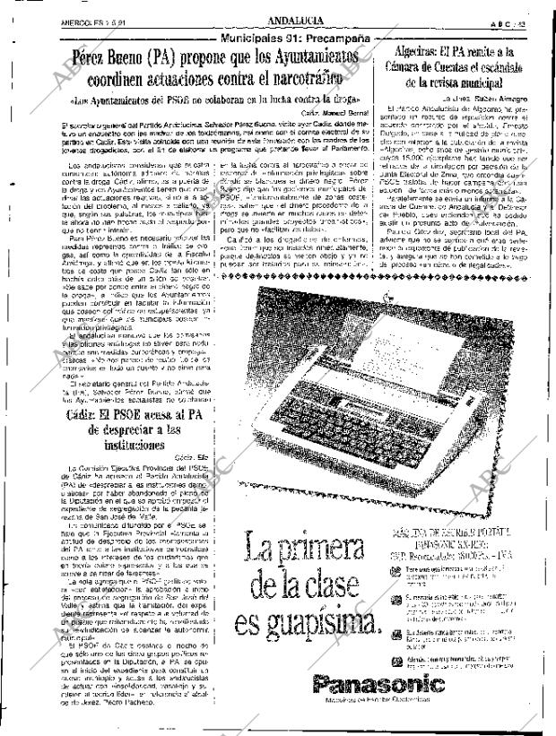 ABC SEVILLA 01-05-1991 página 43