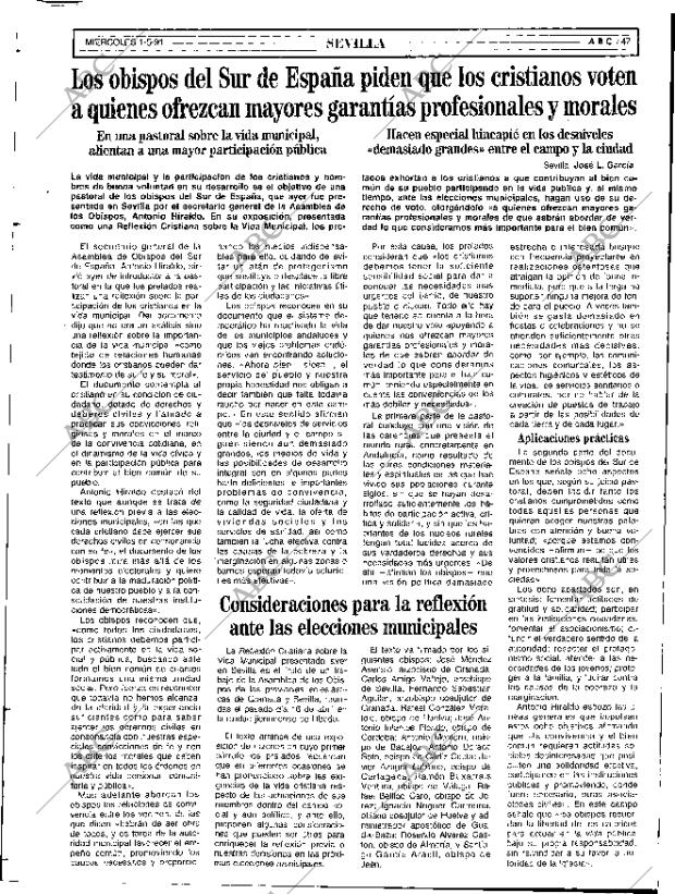 ABC SEVILLA 01-05-1991 página 47