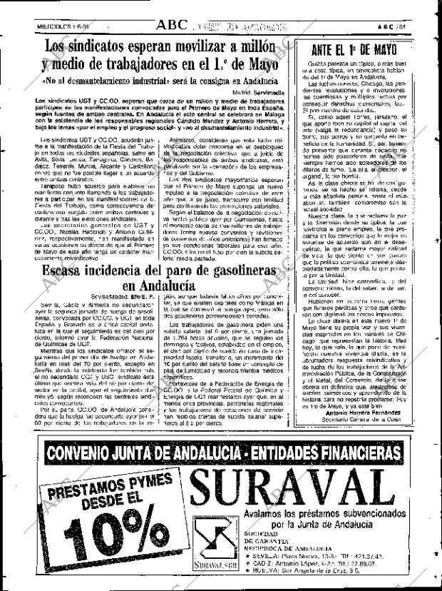 ABC SEVILLA 01-05-1991 página 61