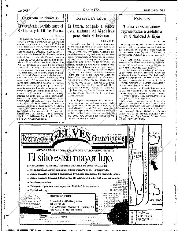 ABC SEVILLA 01-05-1991 página 72