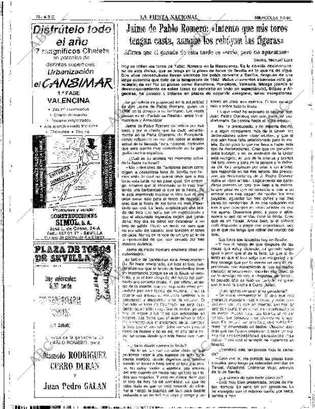 ABC SEVILLA 01-05-1991 página 76