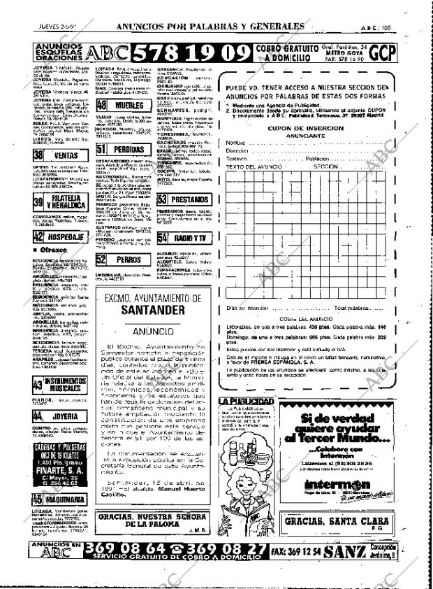 ABC MADRID 02-05-1991 página 105