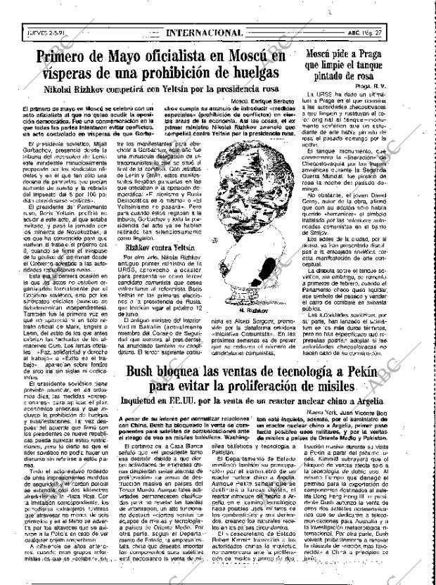 ABC MADRID 02-05-1991 página 27