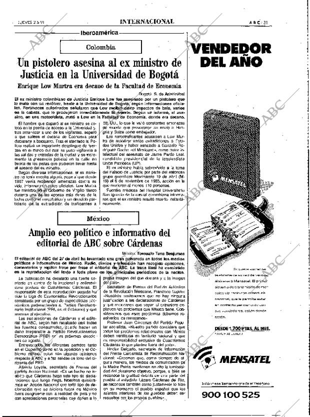 ABC MADRID 02-05-1991 página 31