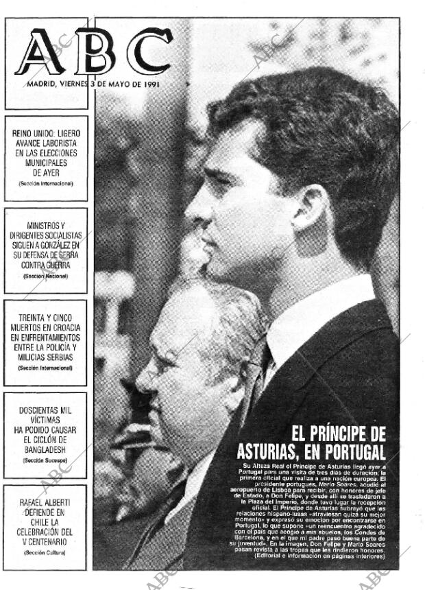 ABC MADRID 03-05-1991 página 1