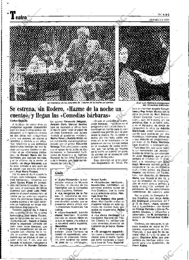 ABC MADRID 03-05-1991 página 74