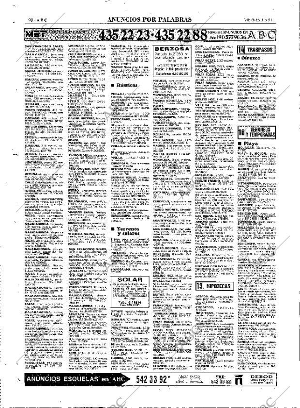 ABC MADRID 03-05-1991 página 98