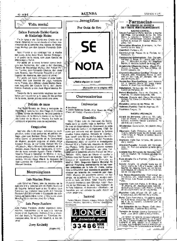 ABC MADRID 04-05-1991 página 40