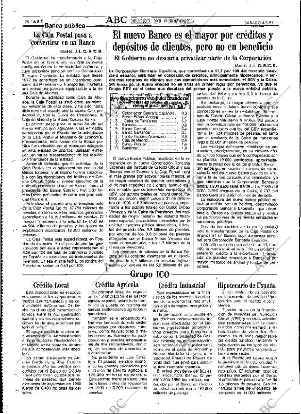 ABC MADRID 04-05-1991 página 70