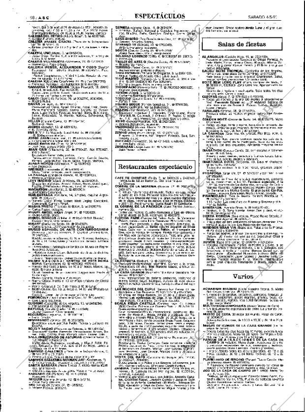 ABC MADRID 04-05-1991 página 98