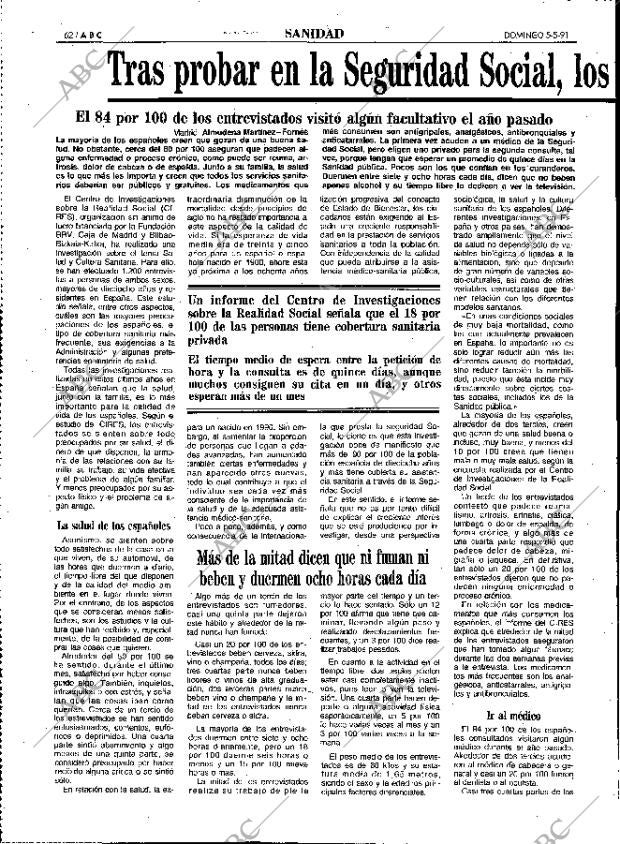 ABC MADRID 05-05-1991 página 62