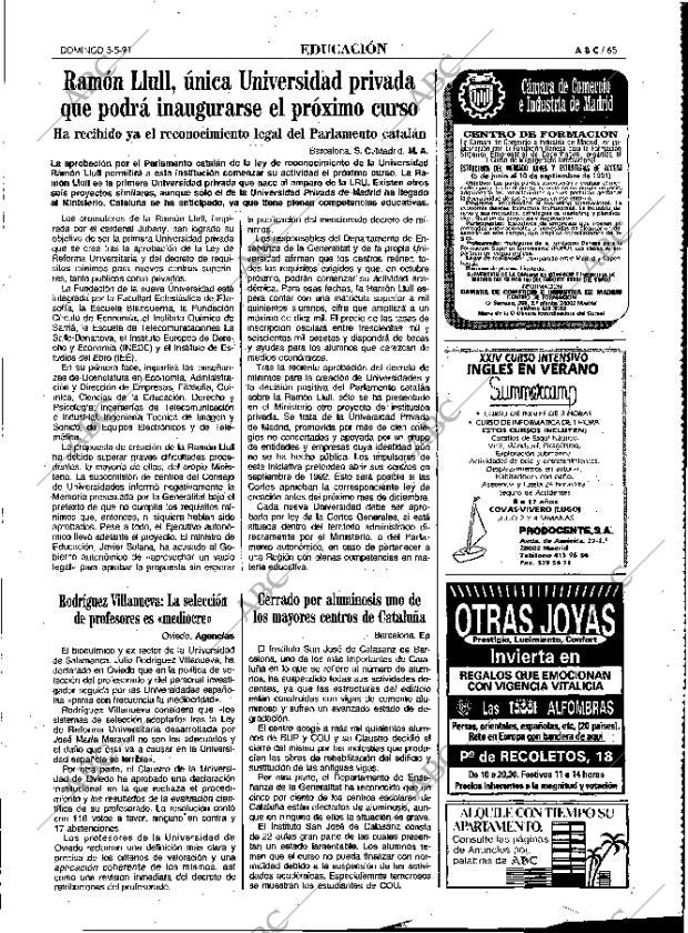 ABC MADRID 05-05-1991 página 65