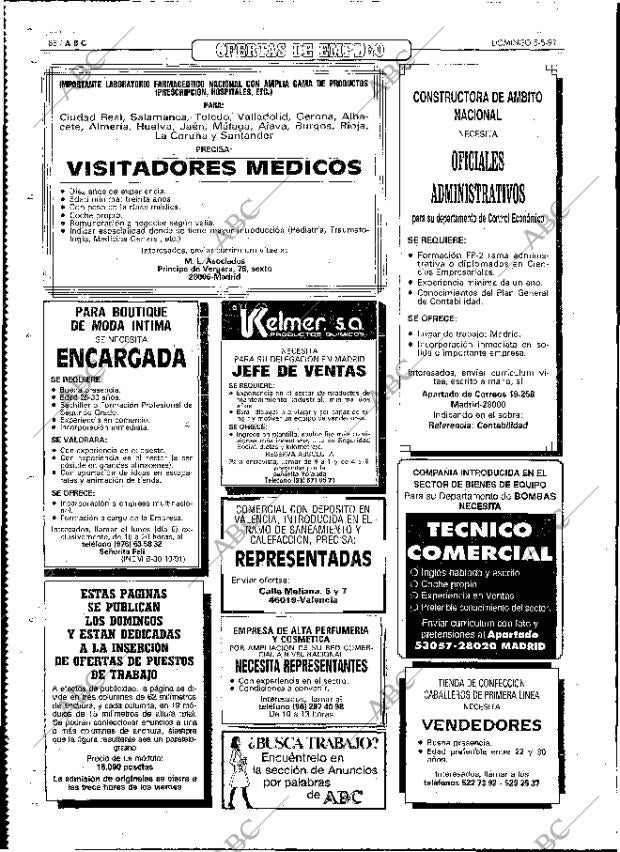 ABC MADRID 05-05-1991 página 88