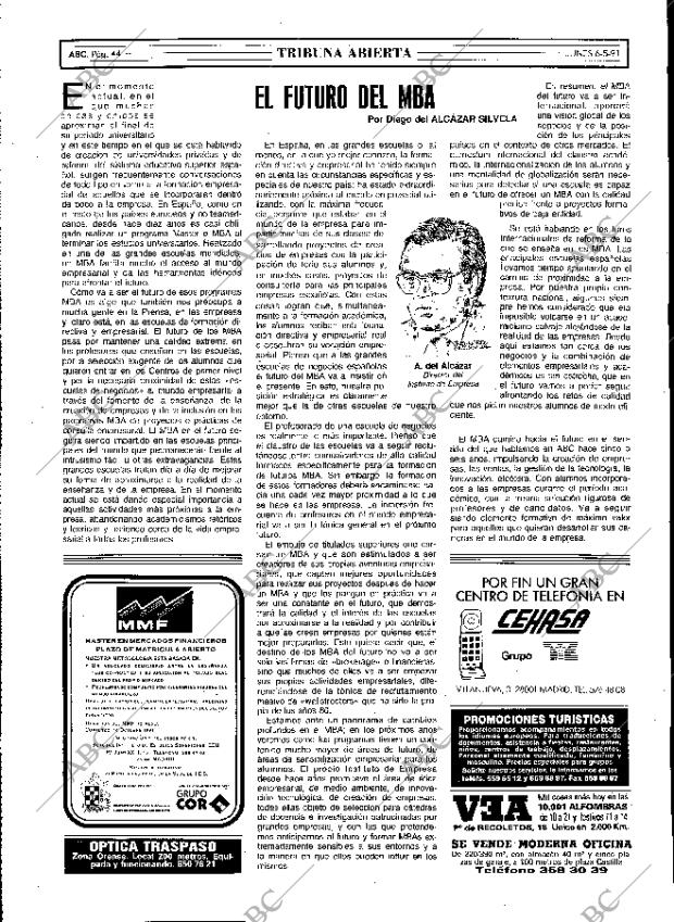 ABC MADRID 06-05-1991 página 44