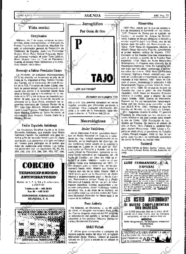 ABC MADRID 06-05-1991 página 53