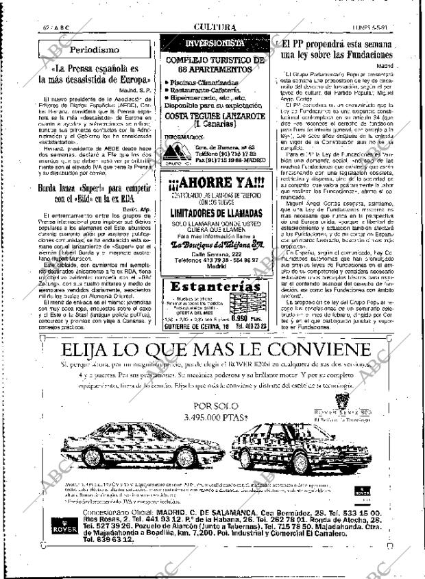 ABC MADRID 06-05-1991 página 62