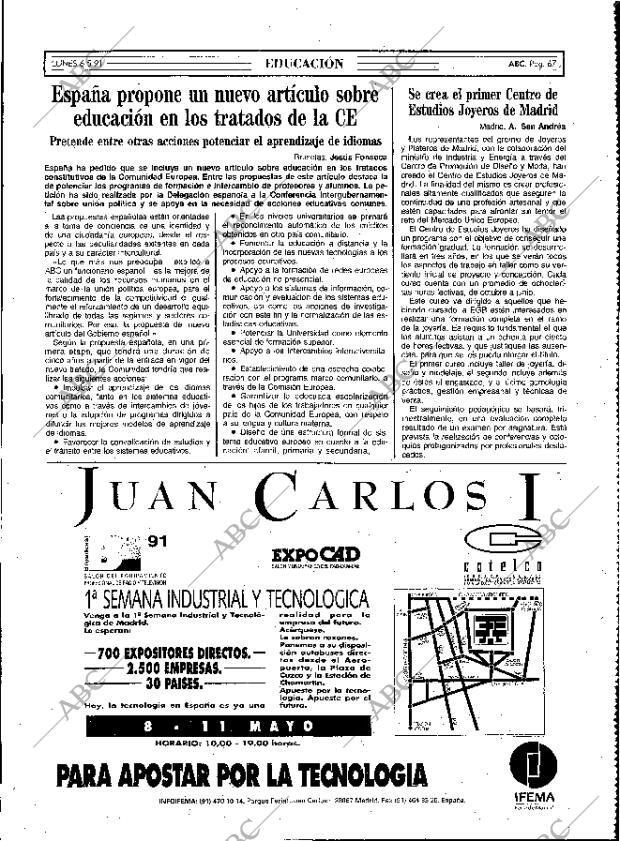 ABC MADRID 06-05-1991 página 67