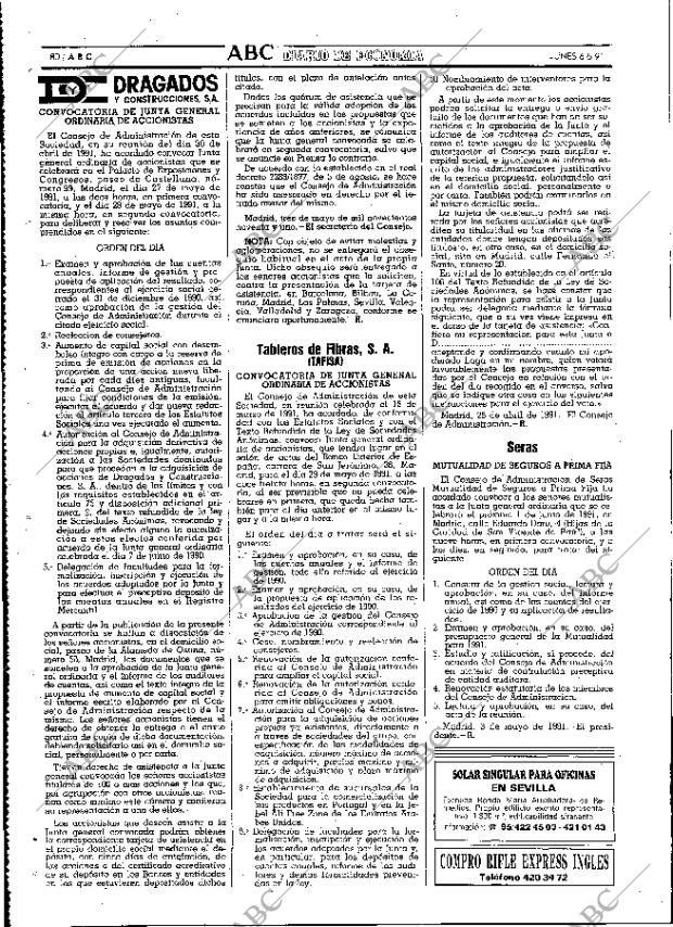 ABC MADRID 06-05-1991 página 80