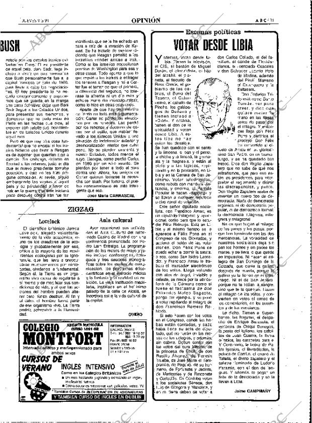 ABC MADRID 09-05-1991 página 21