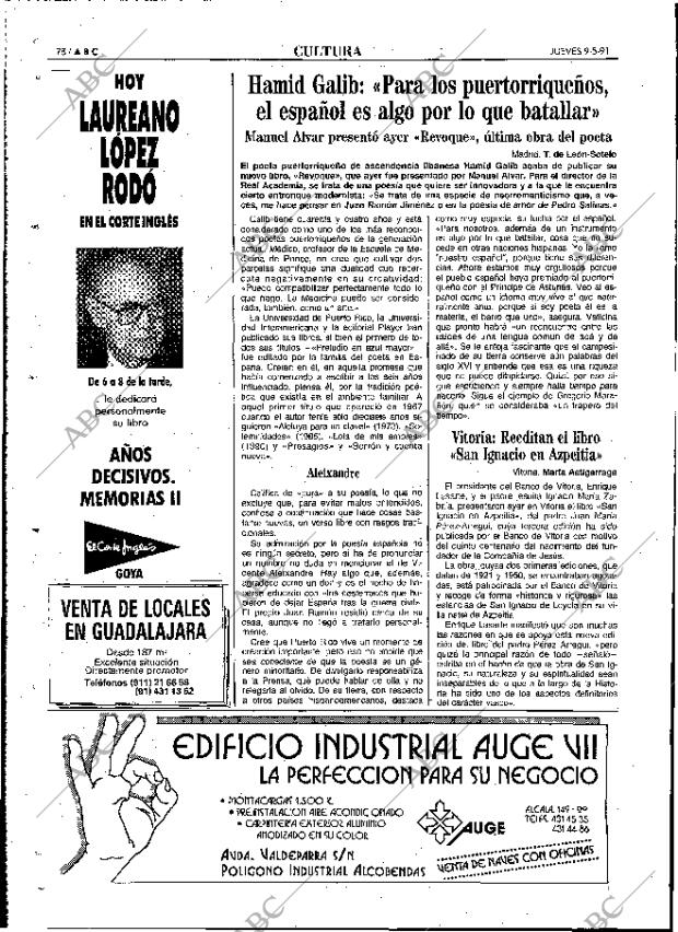 ABC MADRID 09-05-1991 página 78