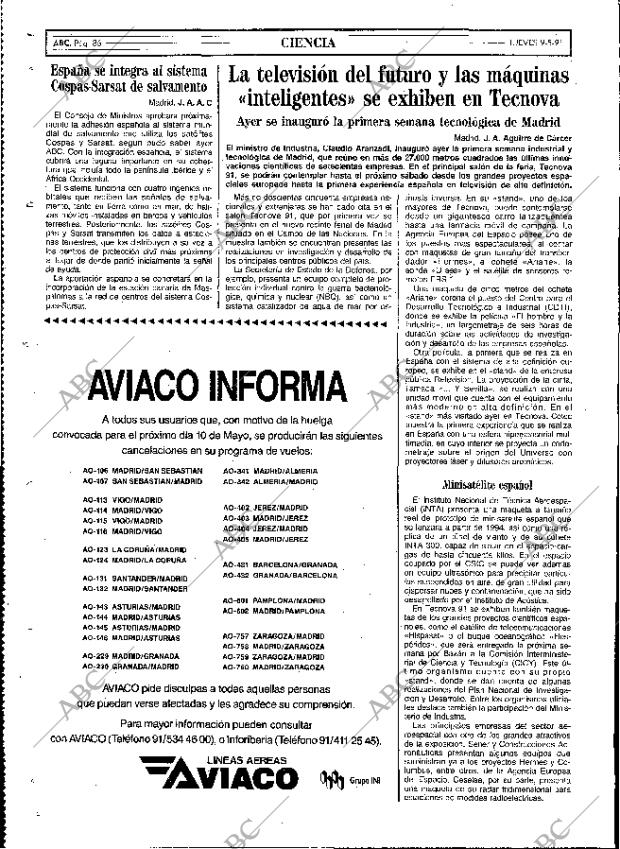 ABC MADRID 09-05-1991 página 86