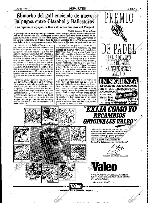 ABC MADRID 09-05-1991 página 93