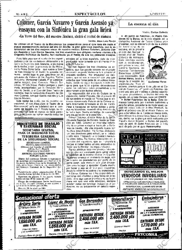 ABC MADRID 09-05-1991 página 98