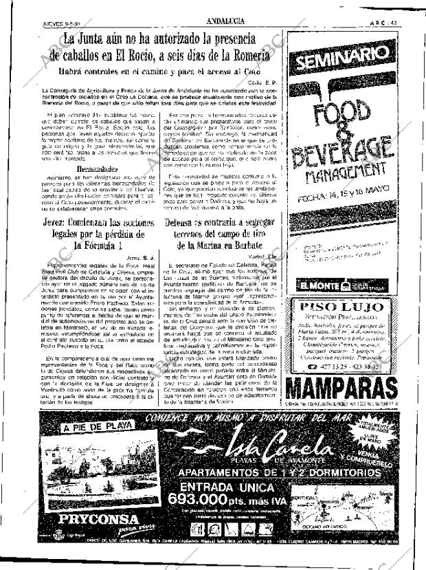 ABC SEVILLA 09-05-1991 página 43