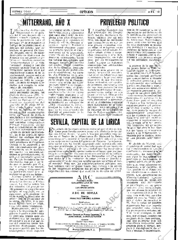 ABC SEVILLA 10-05-1991 página 19